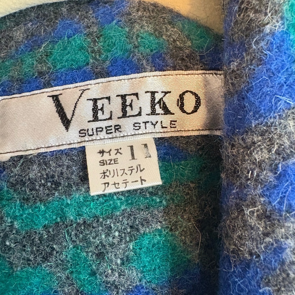 Vintage Abstract Long Coat - Picture 8 of 8